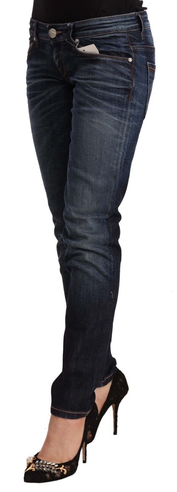 Acht Blue Skinny Jeans for Women alternate view