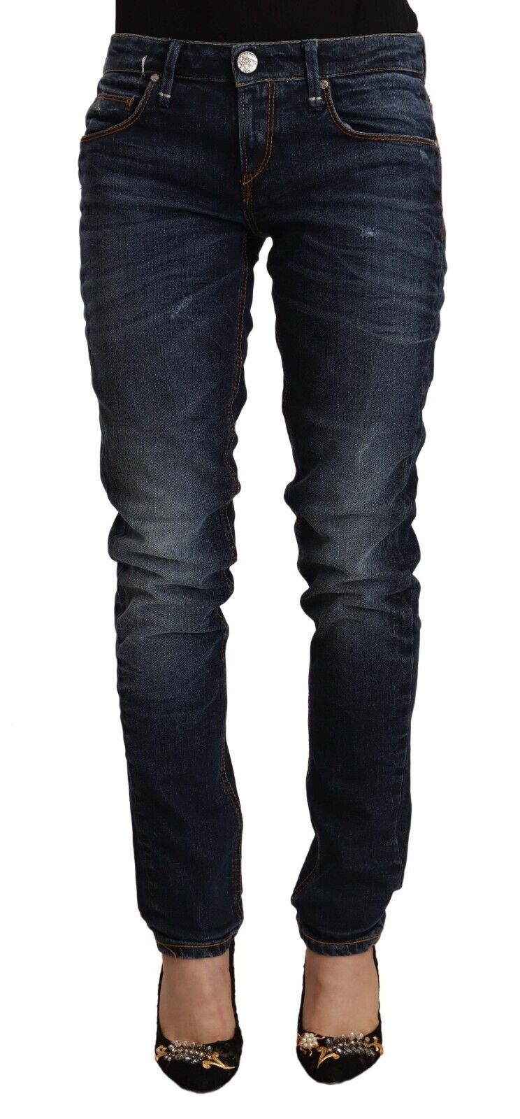 Acht Blue Skinny Jeans for Women