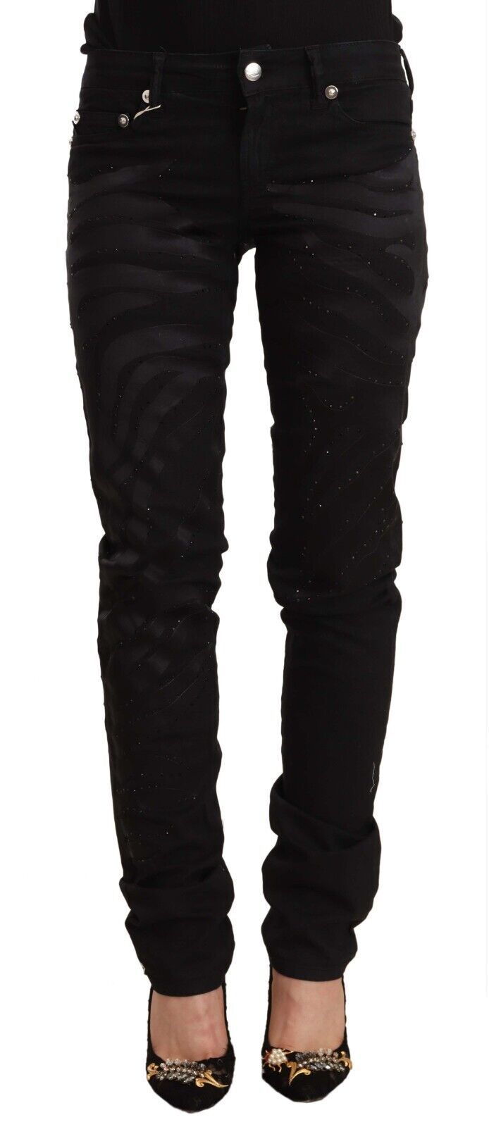 Just Cavalli Black Skinny Jeans for Women