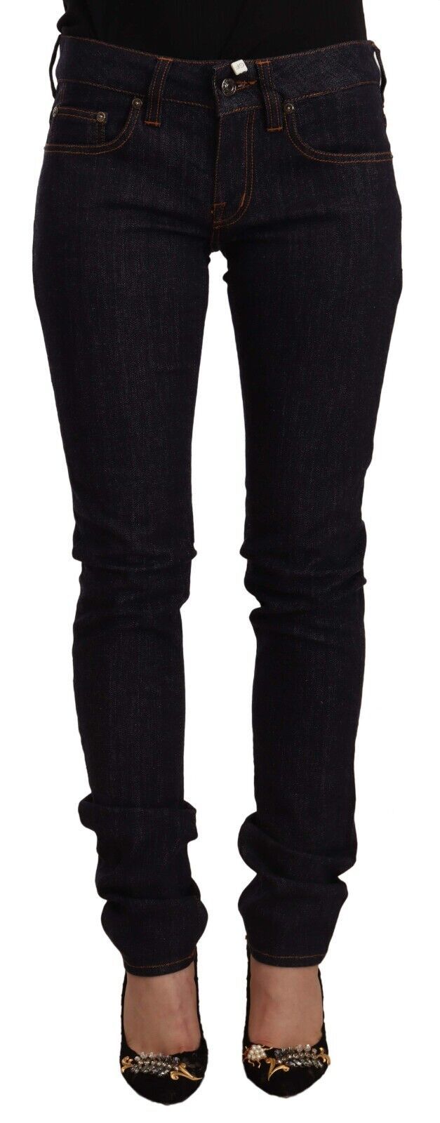 GF Ferre Black Skinny Jeans for Women