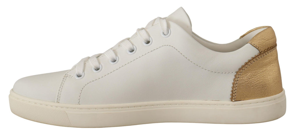 Dolce & Gabbana White Low Top Sneakers for Women detail view