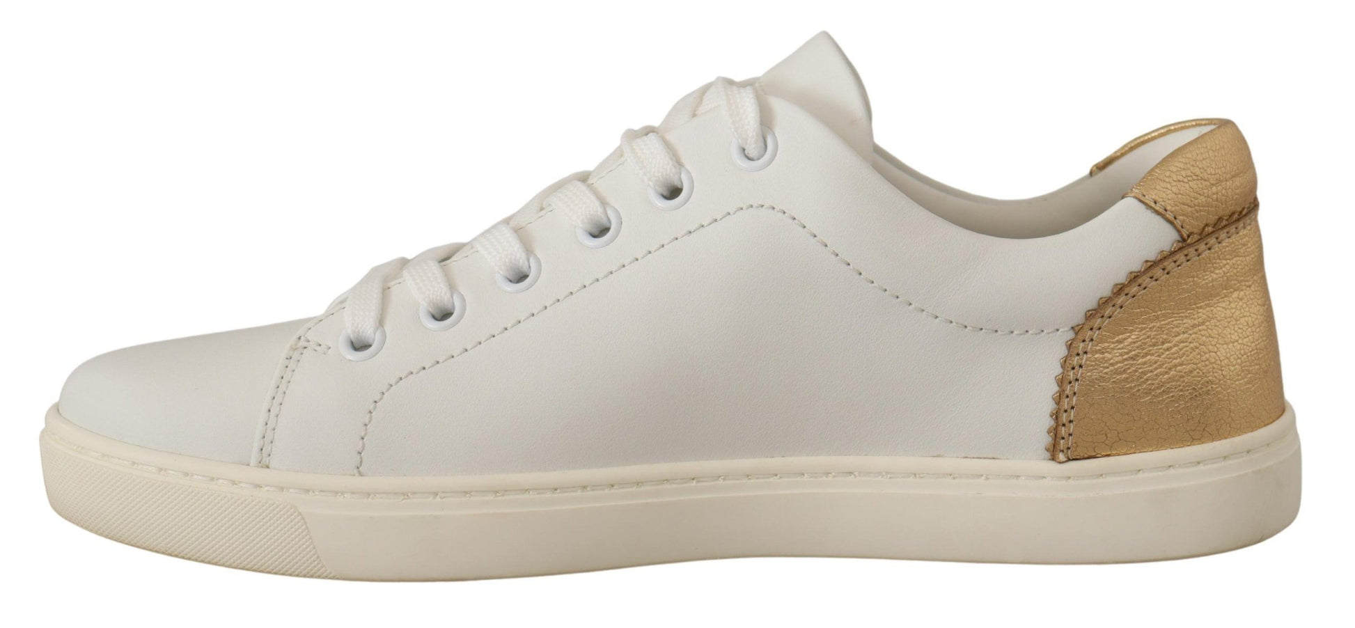 Dolce & Gabbana White Low Top Sneakers for Women detail view