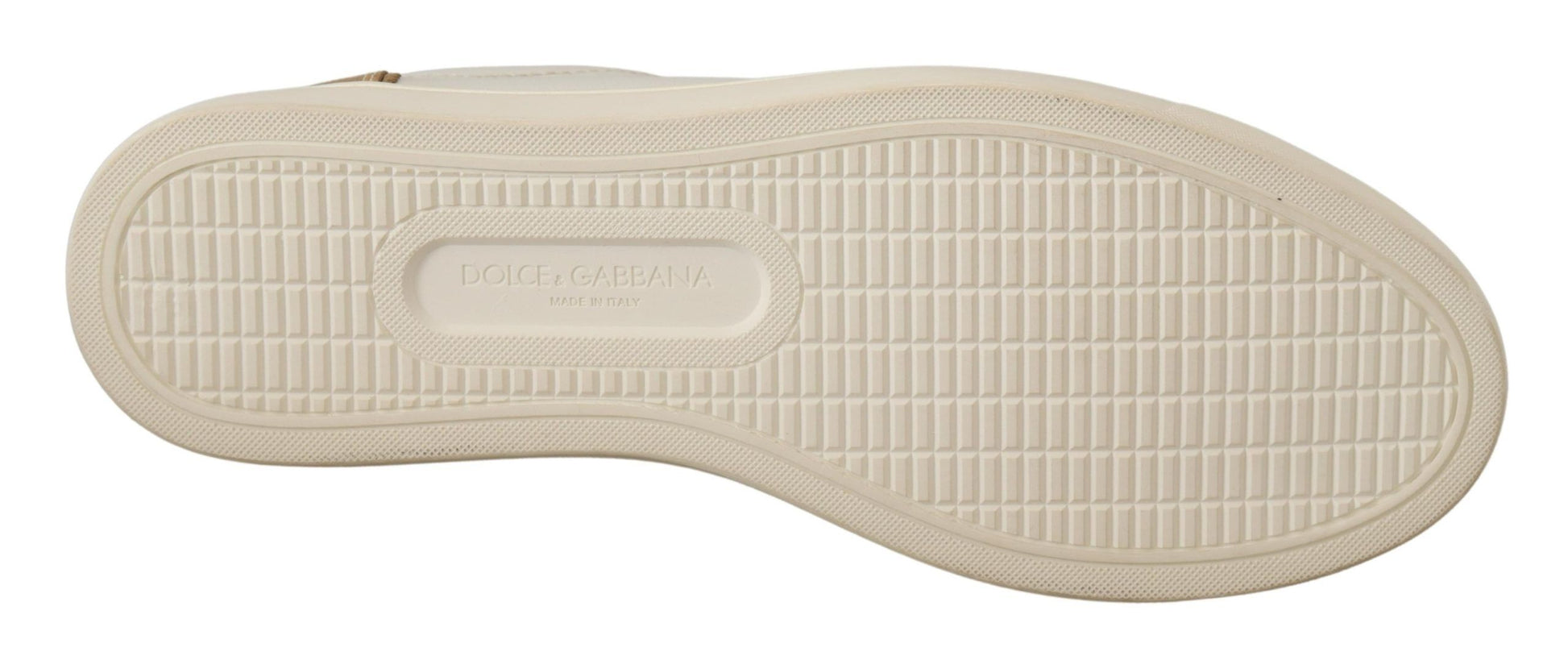 Dolce & Gabbana White Low Top Sneakers for Women side view