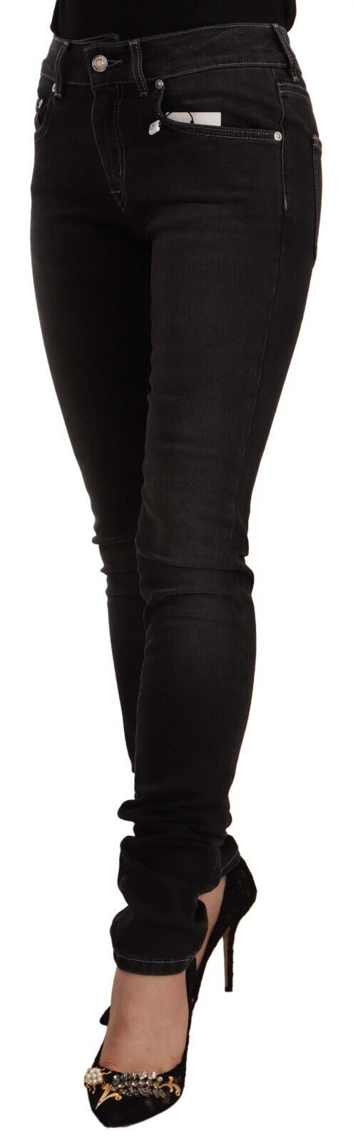 GF Ferre Black Skinny Jeans for Women alternate view