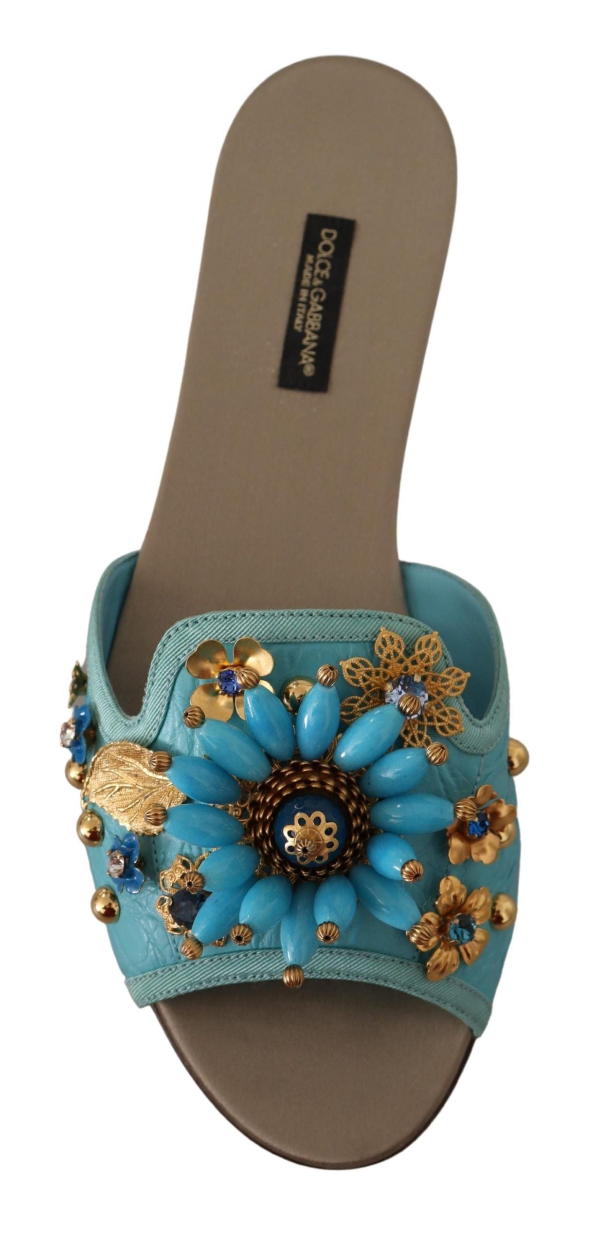 Dolce & Gabbana Blue Flat for Women detail view
