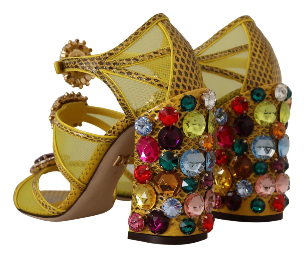 Dolce & Gabbana Yellow Stiletto Heels for Women alternate view