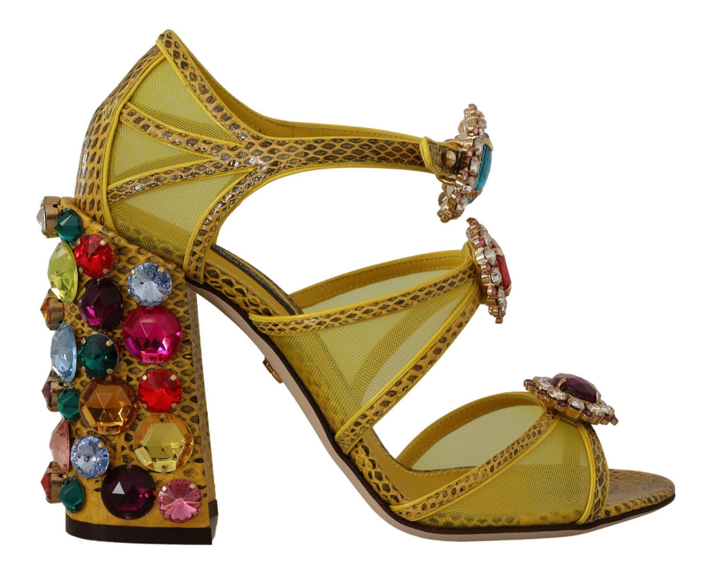 Dolce & Gabbana Yellow Stiletto Heels for Women