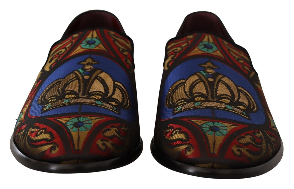 Dolce & Gabbana Multicolor Slip On Loafers for Men alternate view