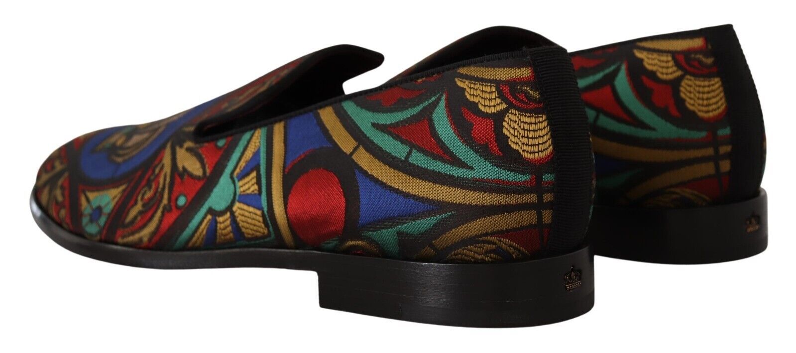 Dolce & Gabbana Multicolor Slip On Loafers for Men side view