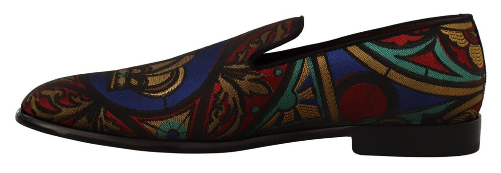 Dolce & Gabbana Multicolor Slip On Loafers for Men additional view