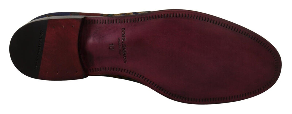 Dolce & Gabbana Multicolor Slip On Loafers for Men additional view