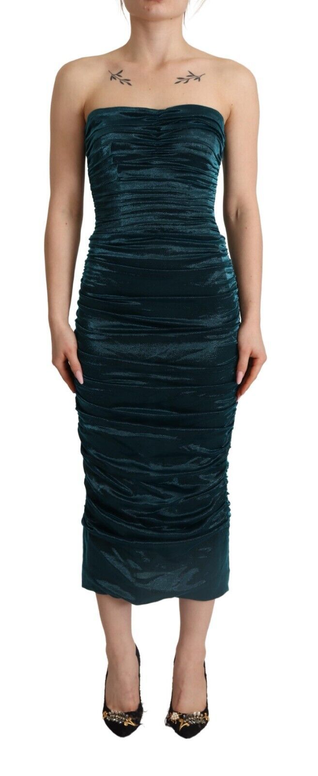 Dolce & Gabbana Blue Midi Dress for Women