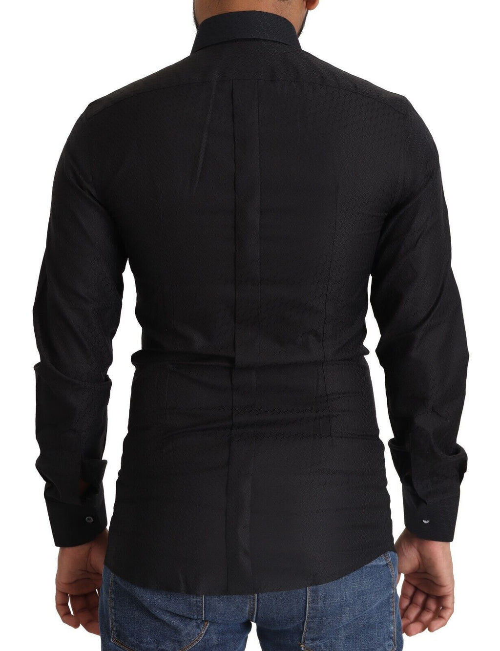 Dolce & Gabbana Black Dress Shirt for Men detail view