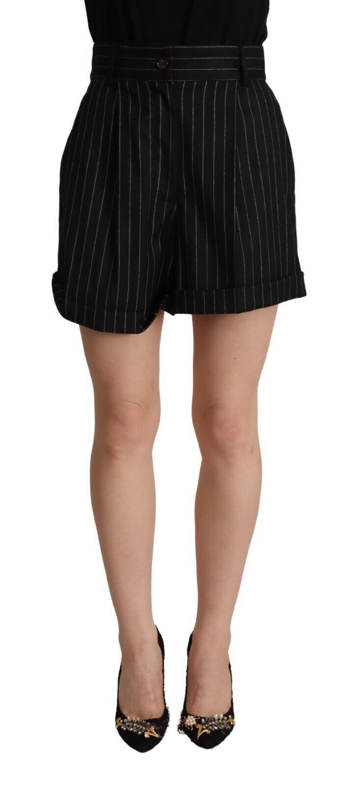Dolce & Gabbana Black Bermuda for Women