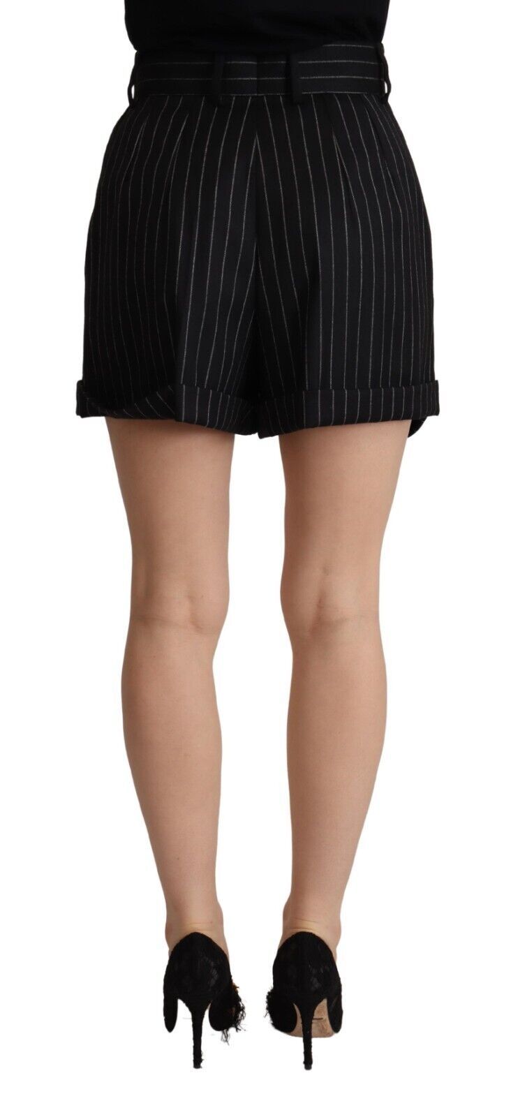 Dolce & Gabbana Black Bermuda for Women detail view
