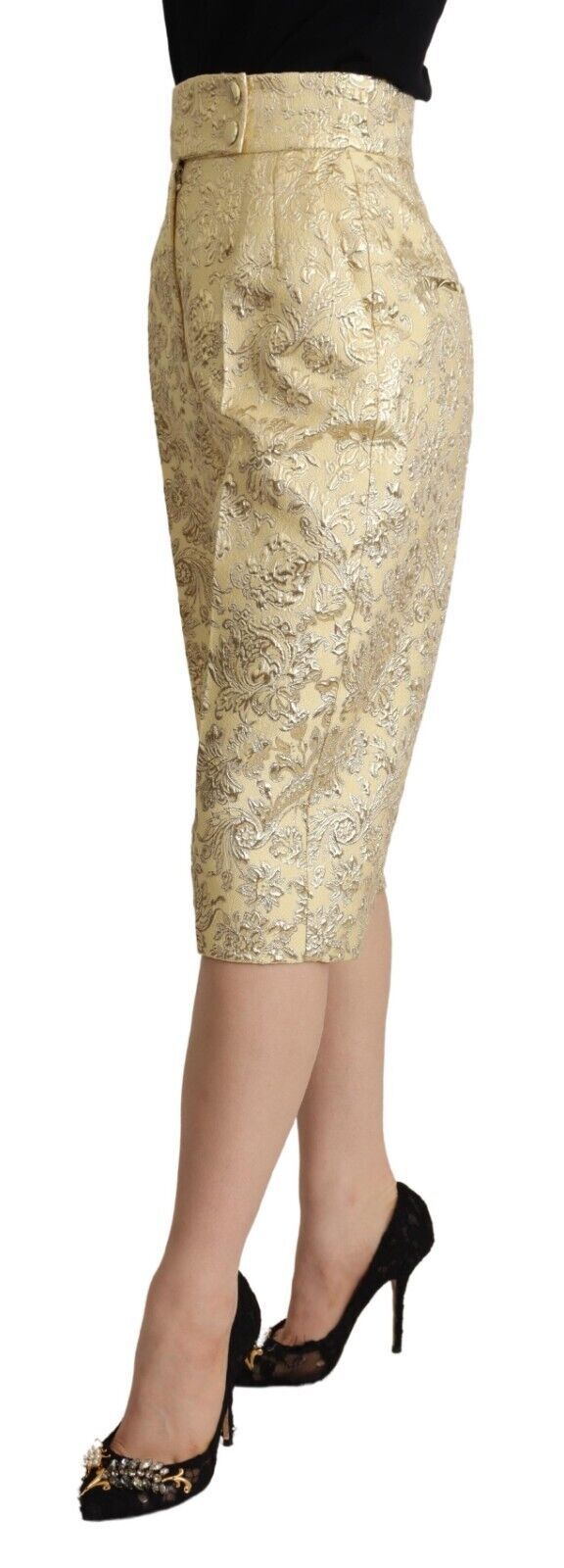 Dolce & Gabbana Beige Cropped Pants for Women alternate view