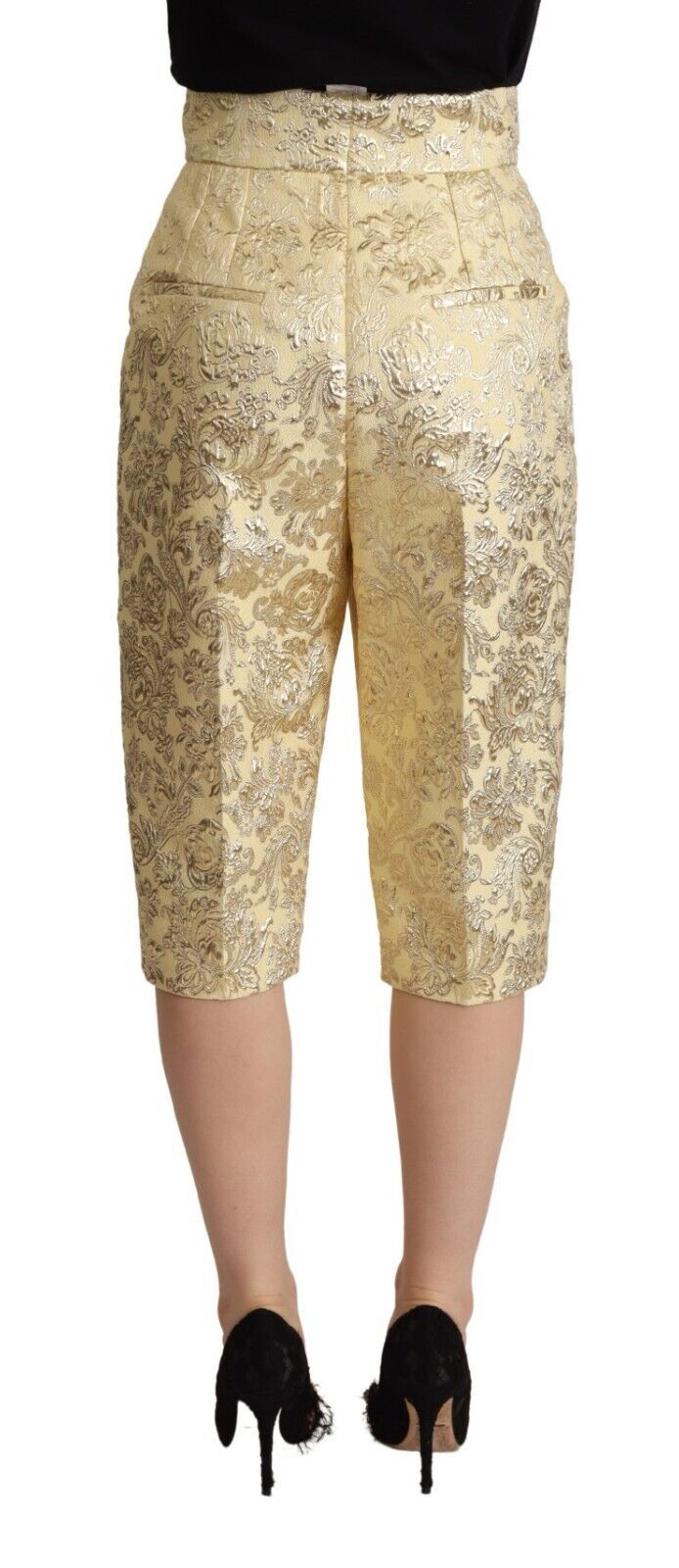 Dolce & Gabbana Beige Cropped Pants for Women detail view