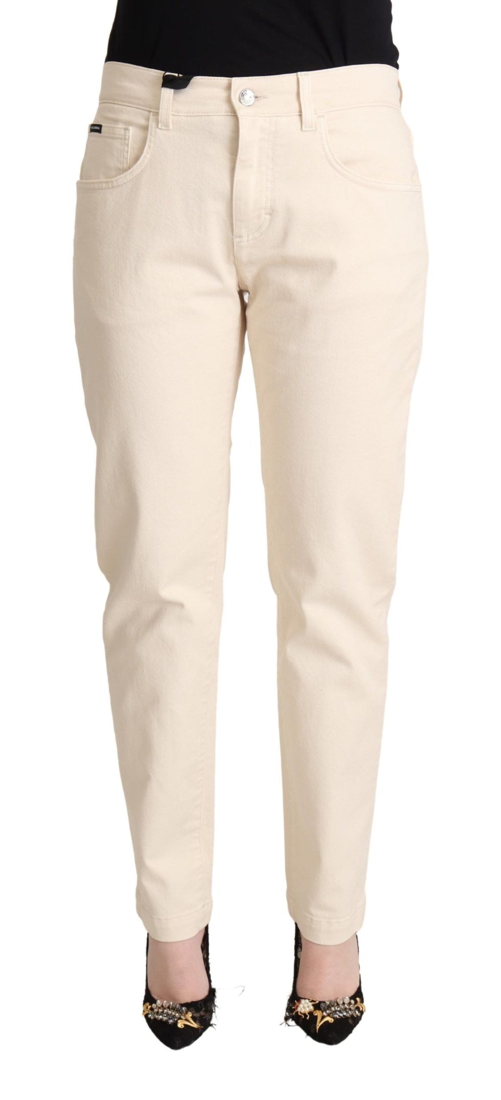 Dolce & Gabbana White Skinny Jeans for Women