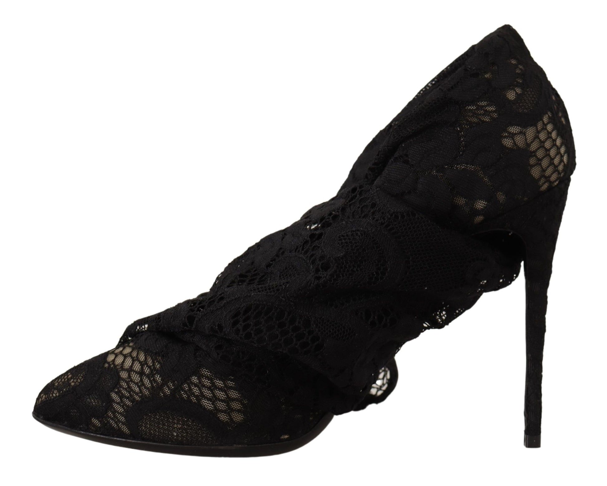 Dolce & Gabbana Black High Heel for Women side view