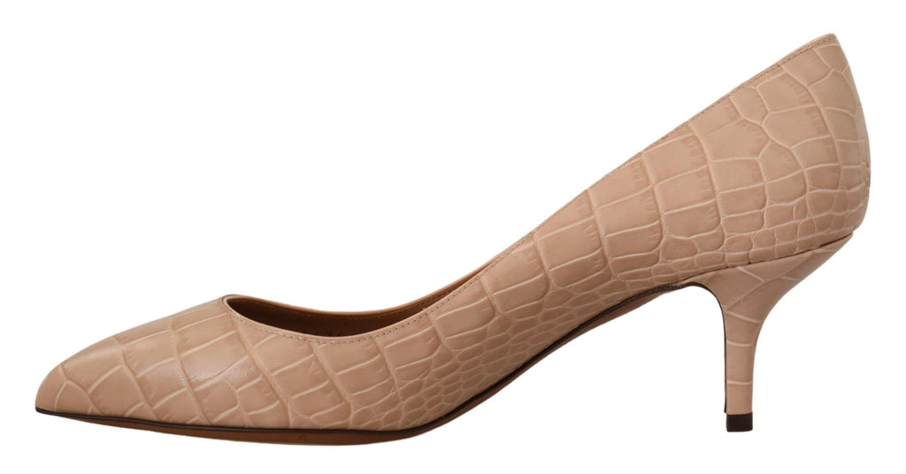 Dolce & Gabbana Beige Mid Heel for Women side view