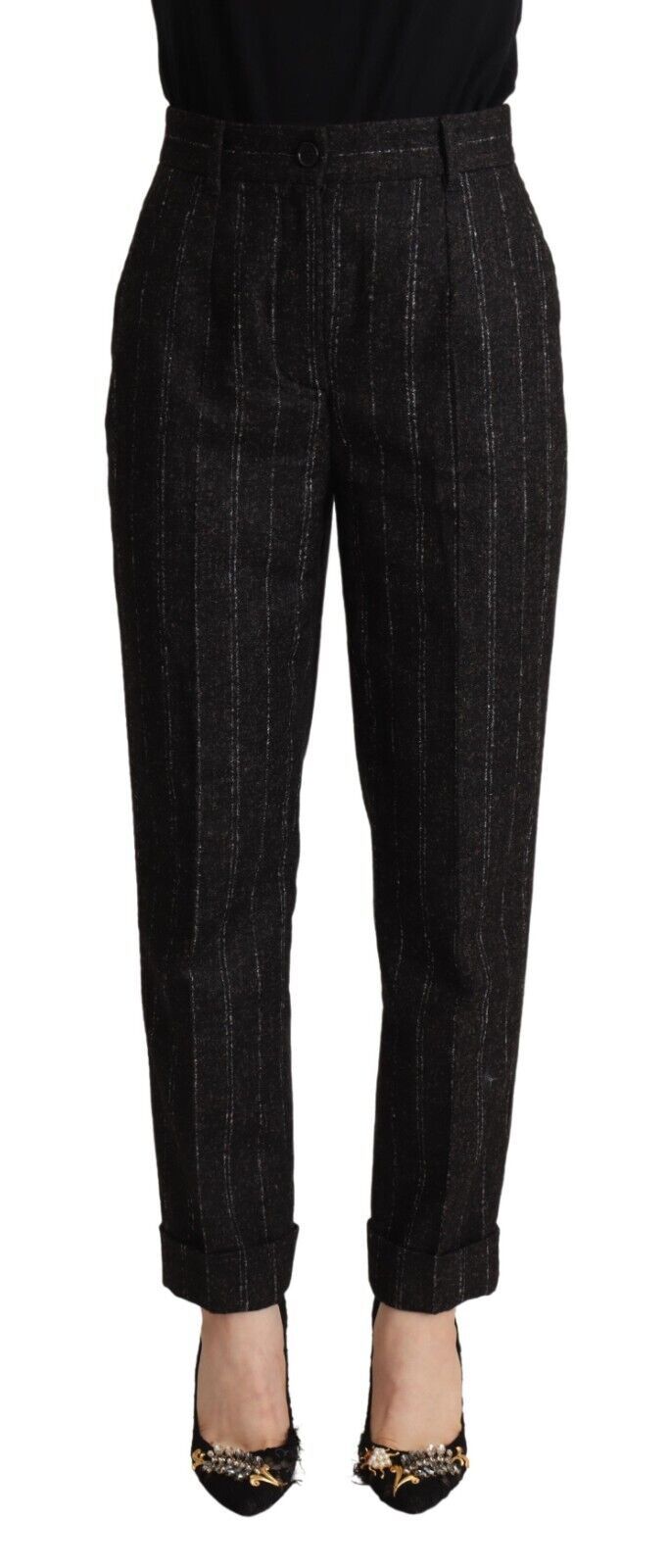 Dolce & Gabbana Black Casual Pants for Women