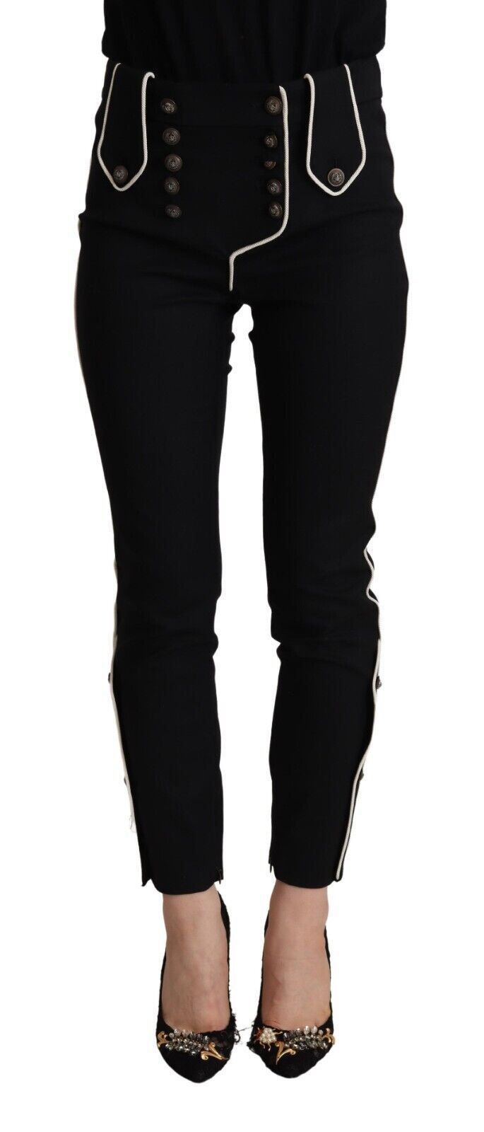 Dolce & Gabbana Black Skinny Pants for Women