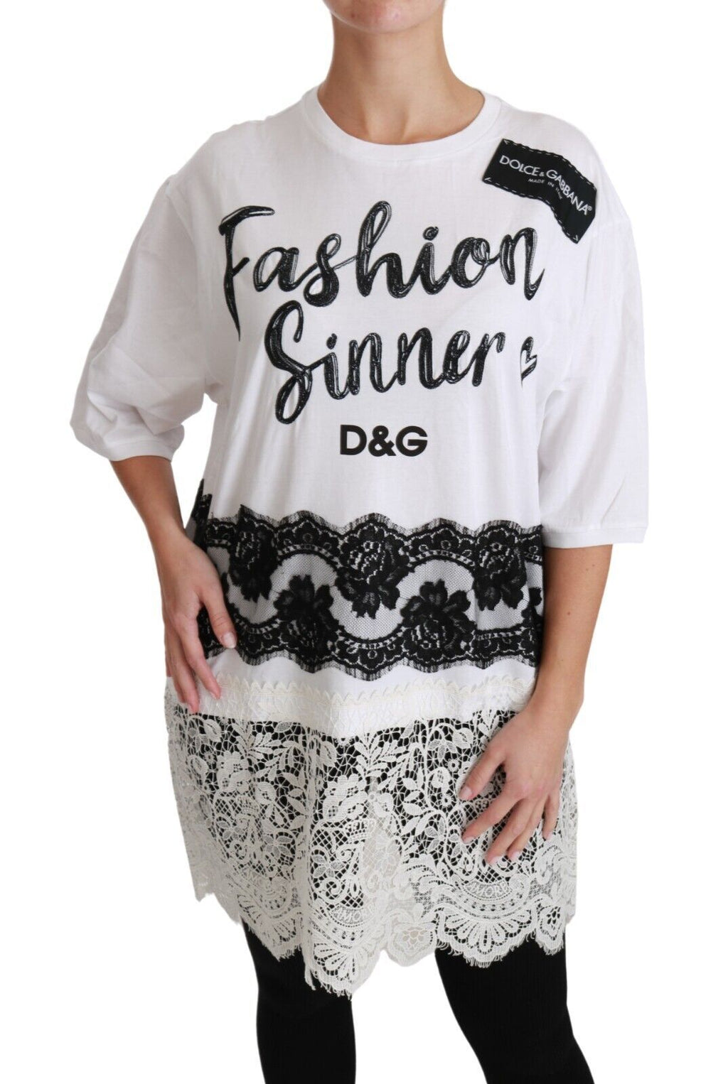 Dolce & Gabbana White T-Shirt for Women