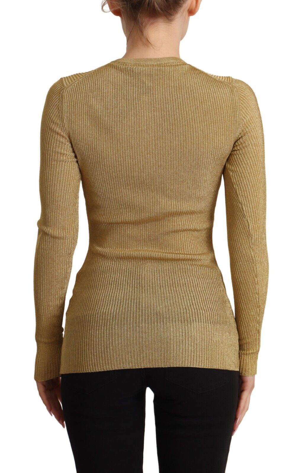 Dolce & Gabbana Gold Cardigan for Women detail view