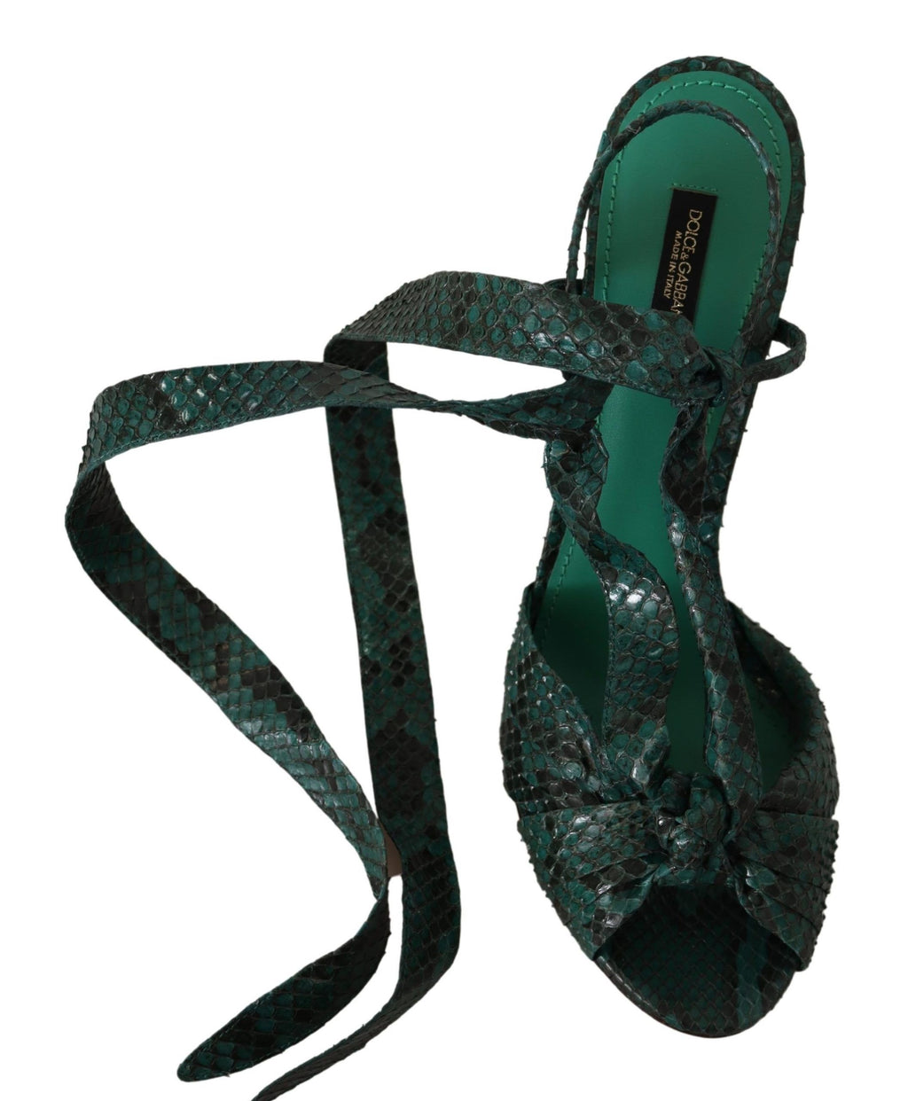 Dolce & Gabbana Green Stiletto Heels for Women detail view