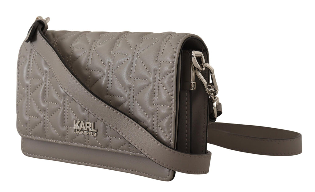 Karl Lagerfeld Grey Crossbody Bag for Women detail view