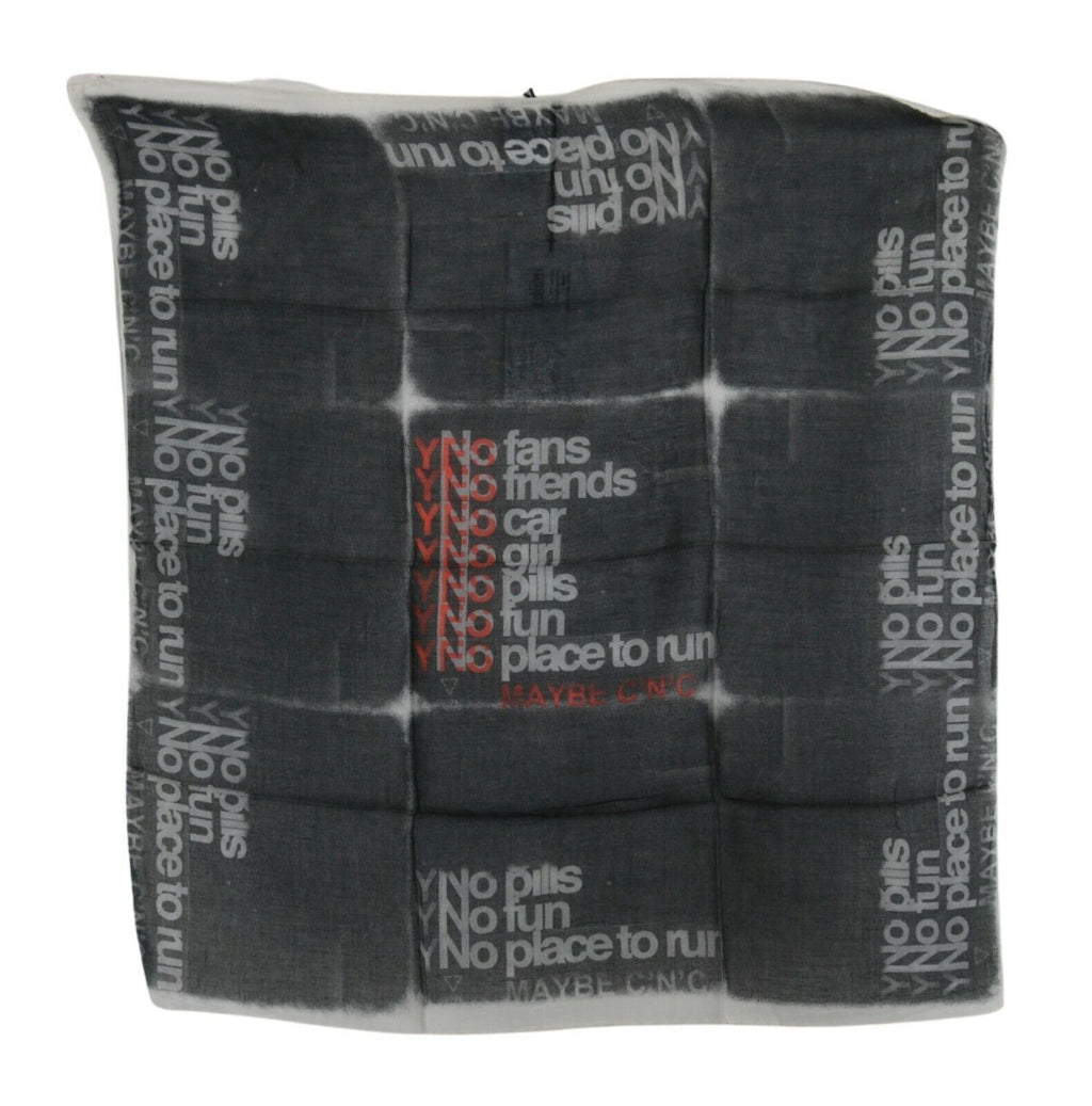 Costume National Grey Scarf for Men