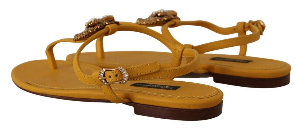 Dolce & Gabbana Yellow Flat for Women additional view