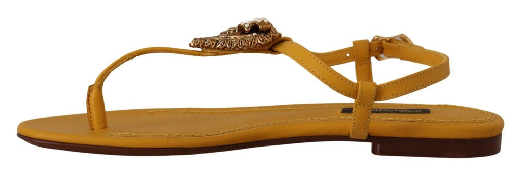 Dolce & Gabbana Yellow Flat for Women additional view
