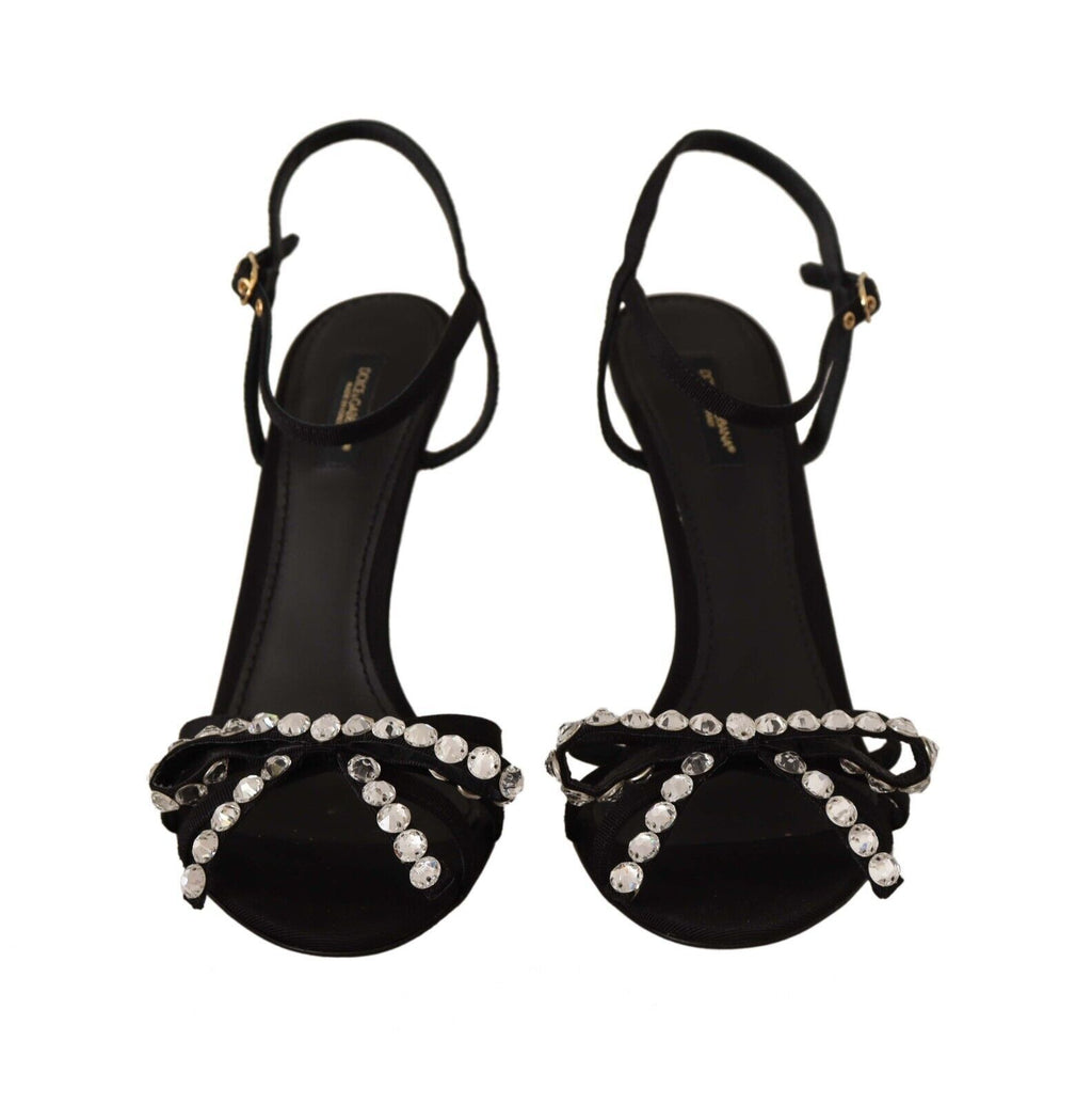 Dolce & Gabbana Black Stiletto Heels for Women detail view