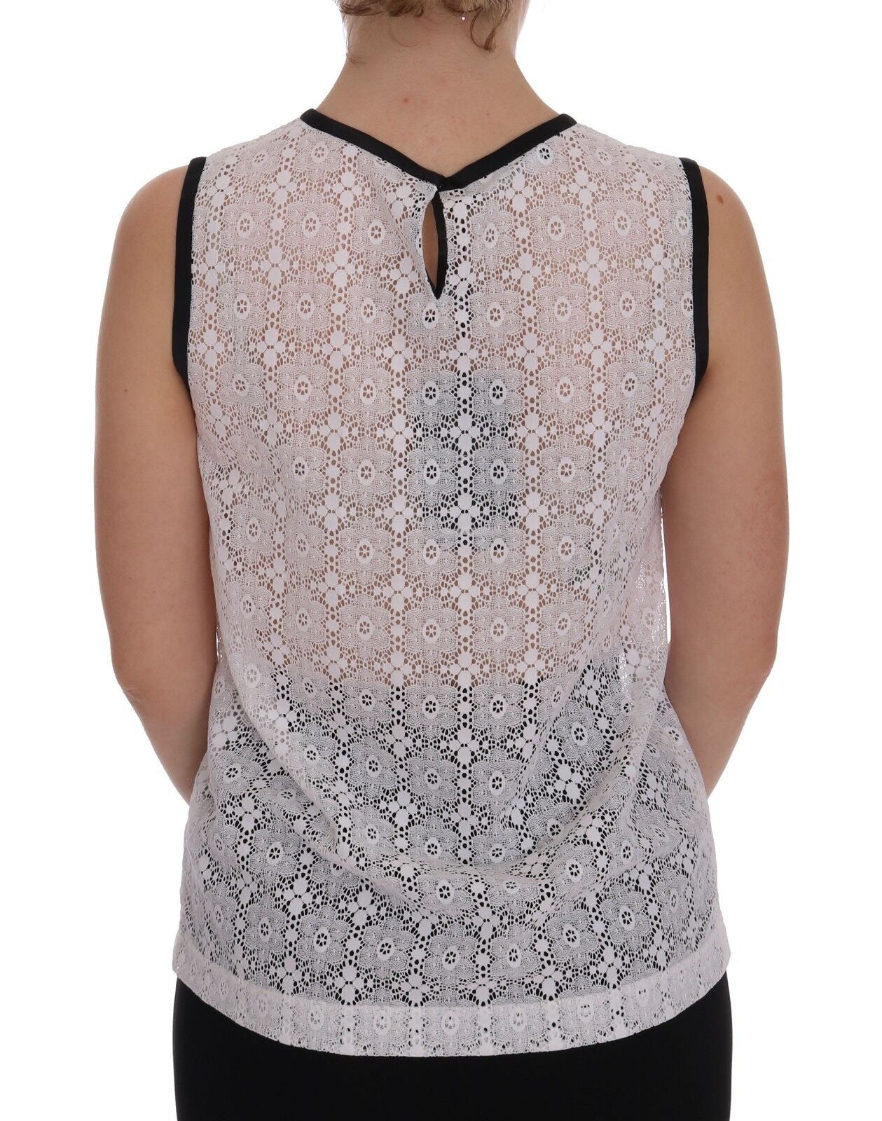 Dolce & Gabbana White Tank Tops T for Women detail view