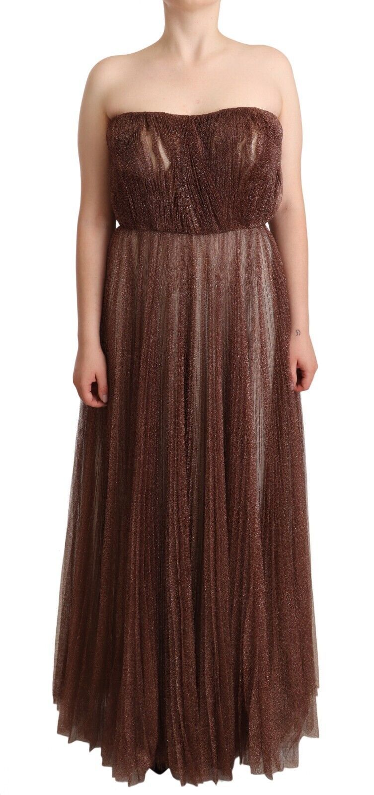 Dolce & Gabbana Brown Long Dress for Women