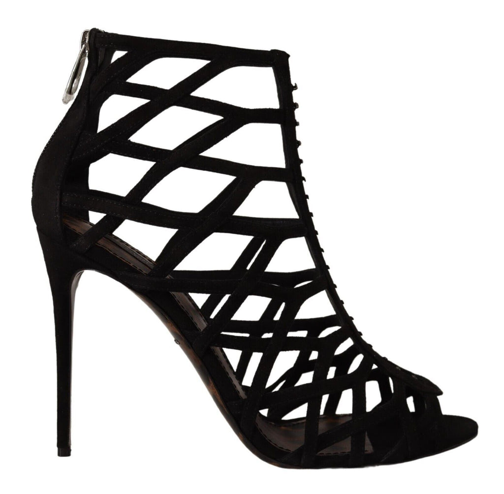 Chaussures à talons aiguilles Bette en daim noir Dolce & Gabbana