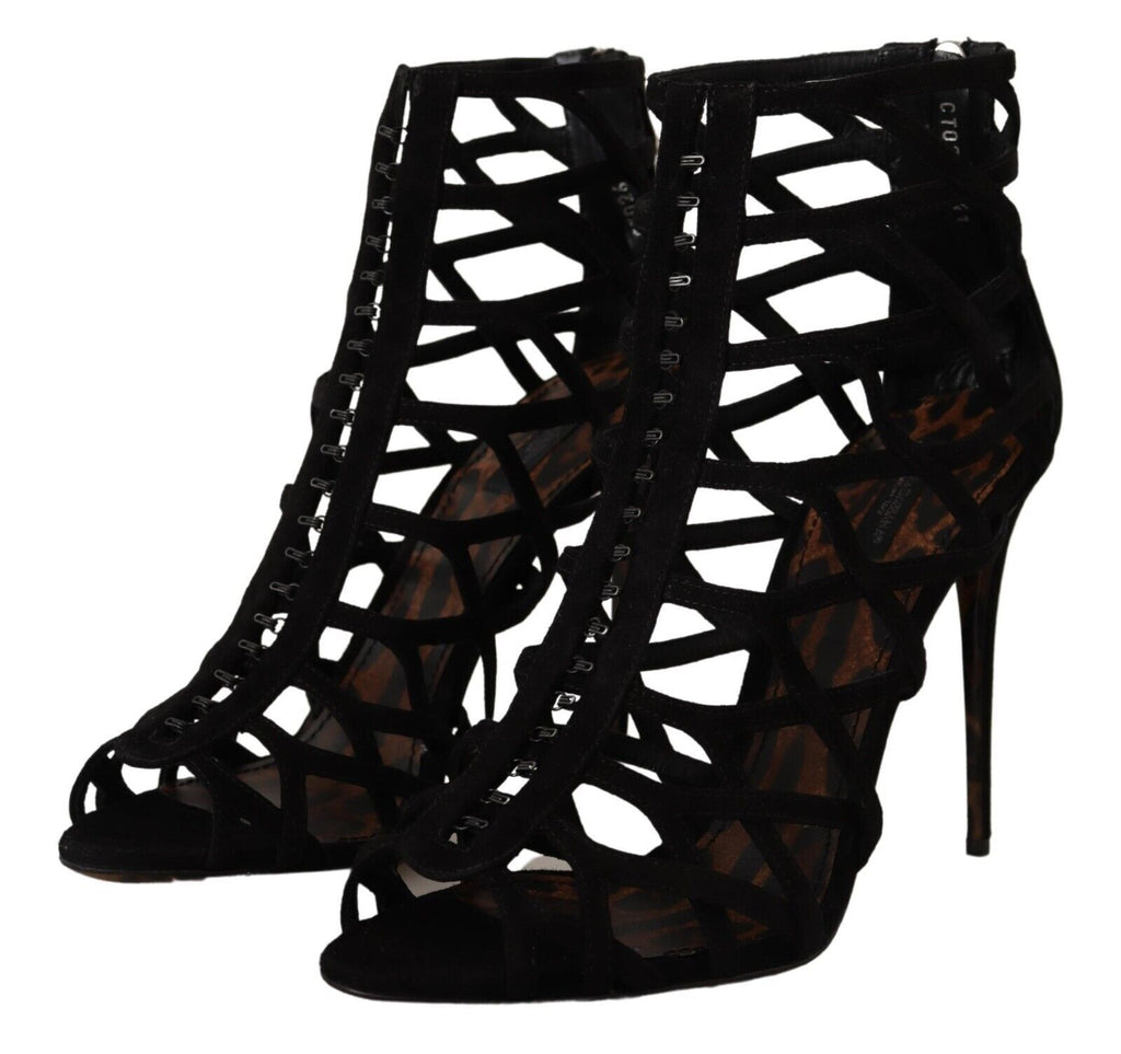 Chaussures à talons aiguilles Bette en daim noir Dolce & Gabbana