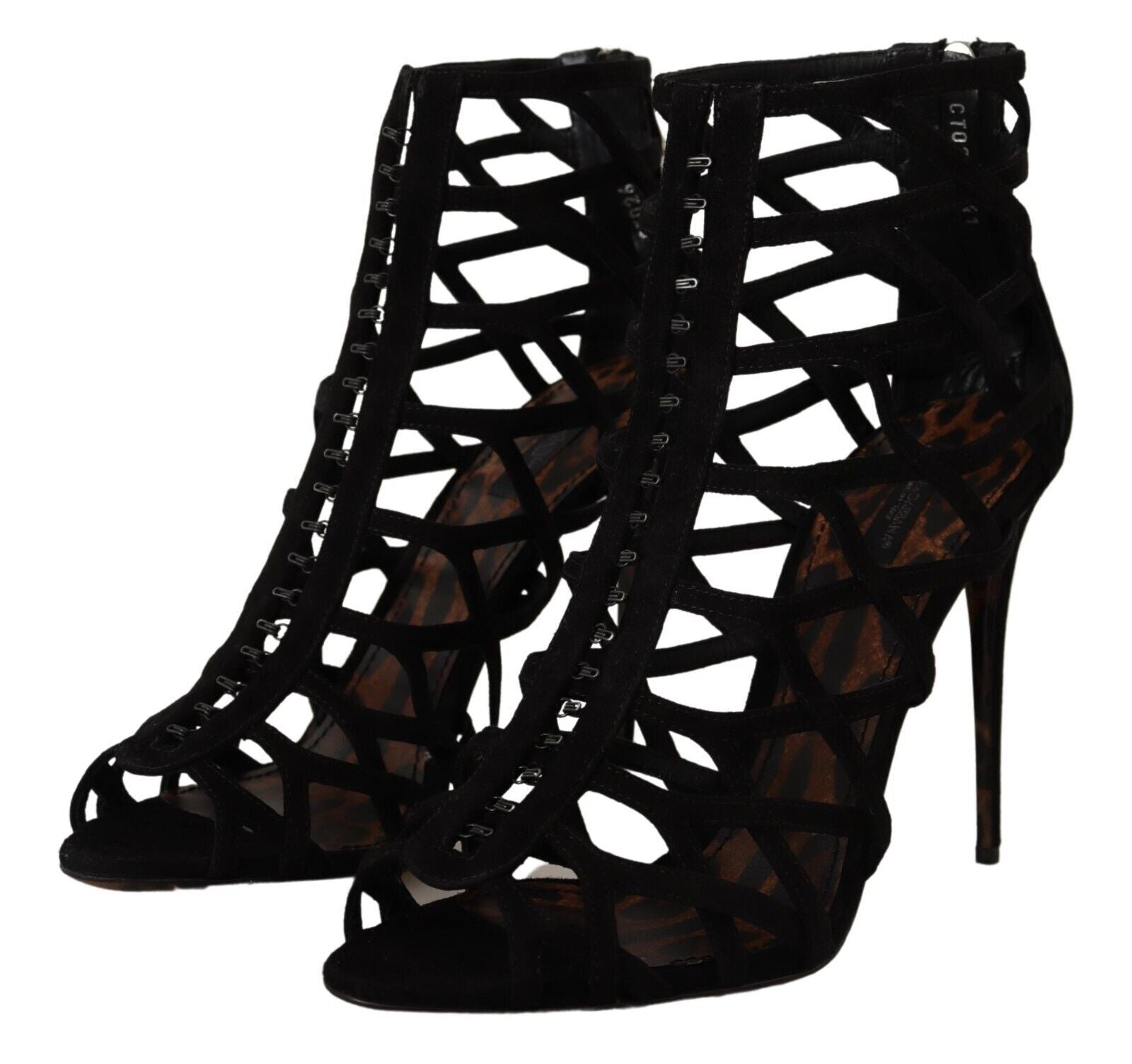 Chaussures à talons aiguilles Bette en daim noir Dolce & Gabbana