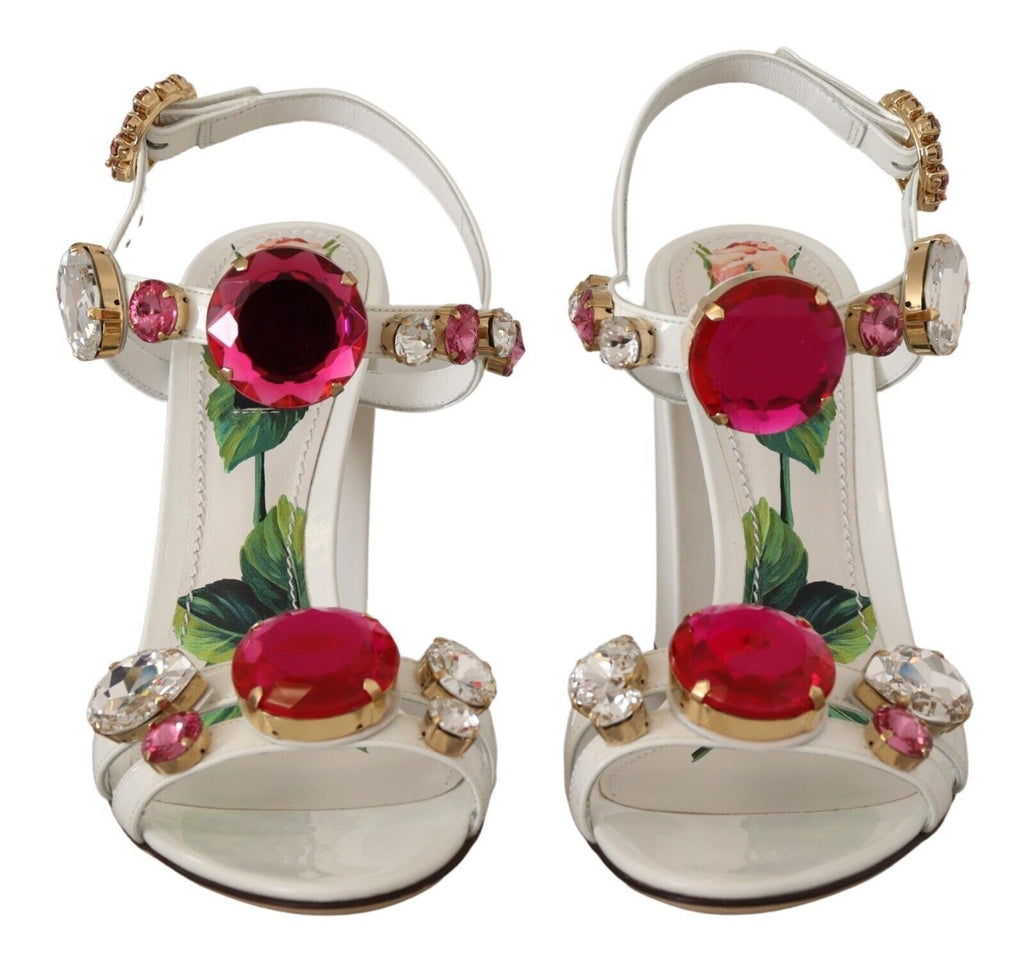 Dolce & Gabbana White Stiletto Heels for Women detail view