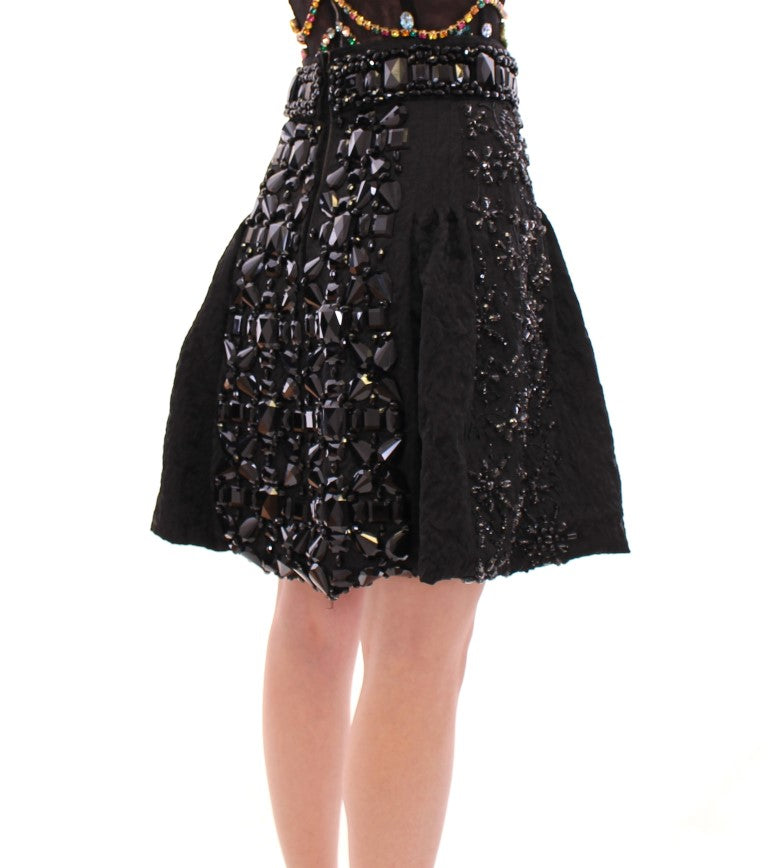 Dolce & Gabbana Black Midi for Women side view