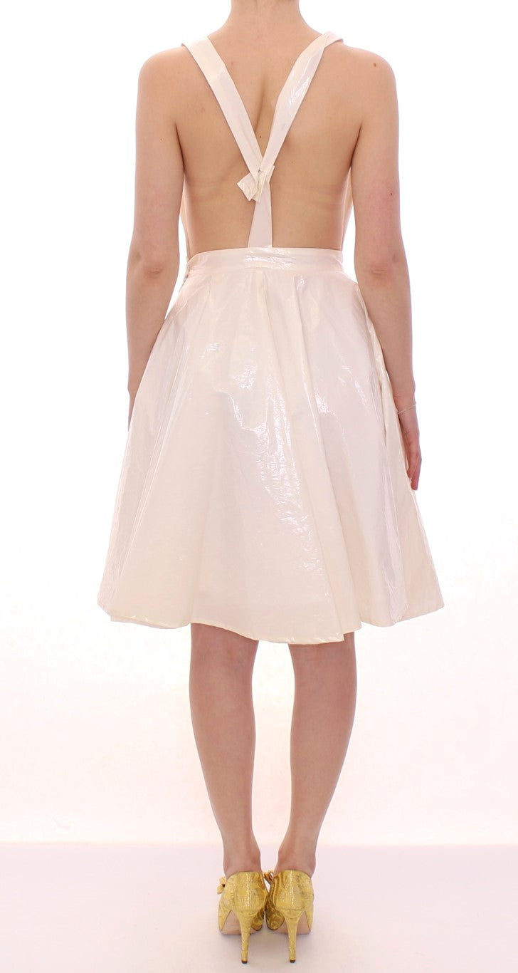Licia Florio White Midi Dress for Women detail view