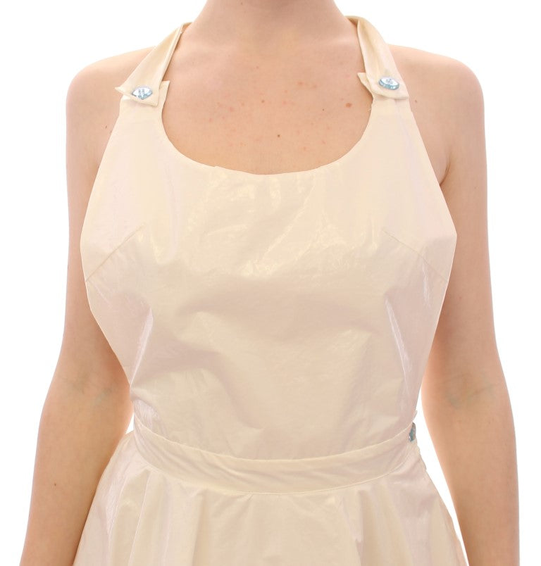 Licia Florio White Midi Dress for Women side view