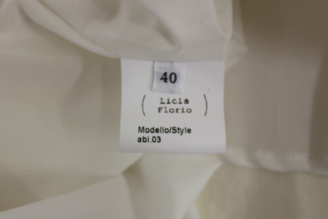 Licia Florio White Midi Dress for Women additional view