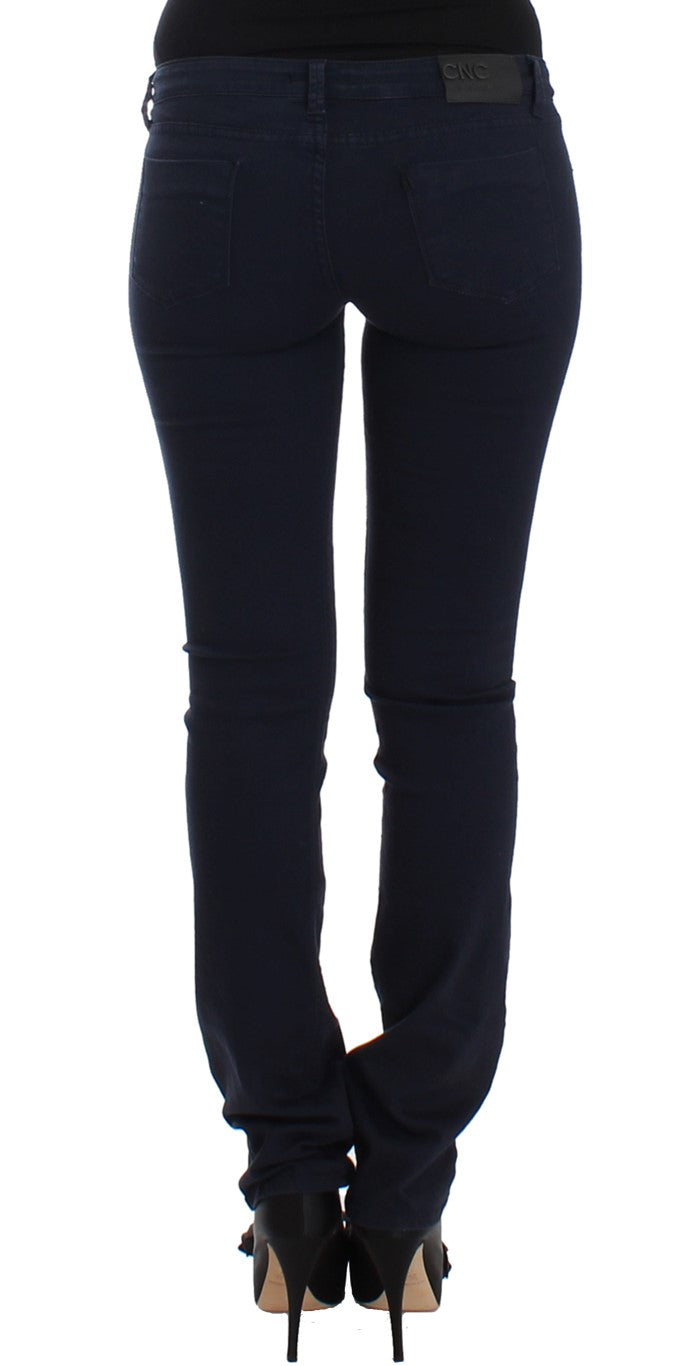 Costume National Blue Straight Leg Jeans for Women detail view