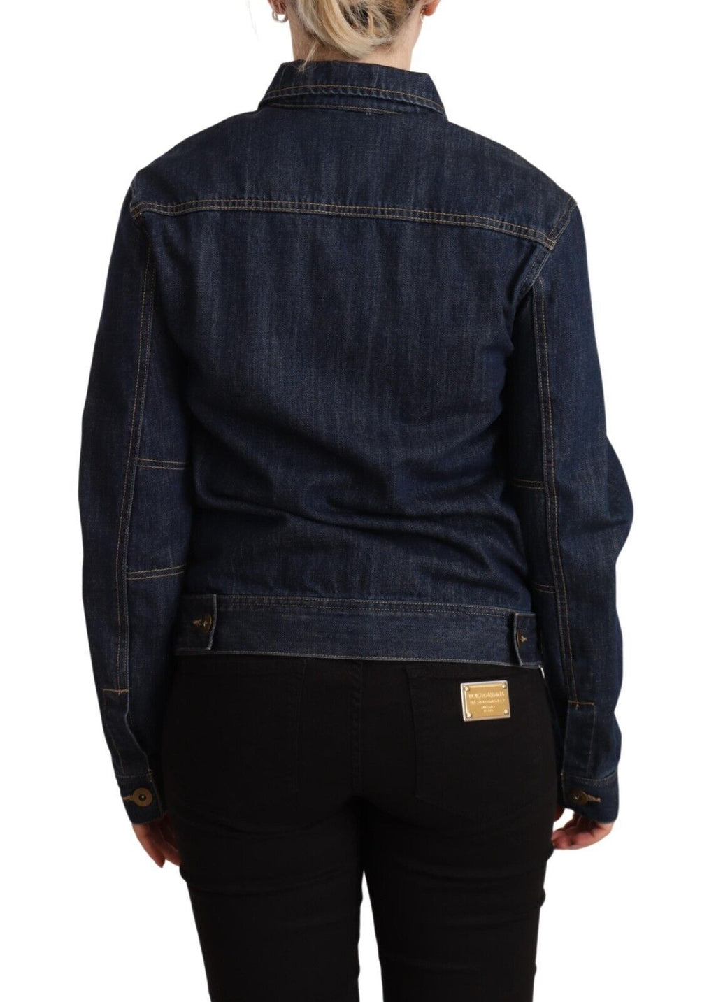 Master Coat Blue Denim Jackets for Women detail view