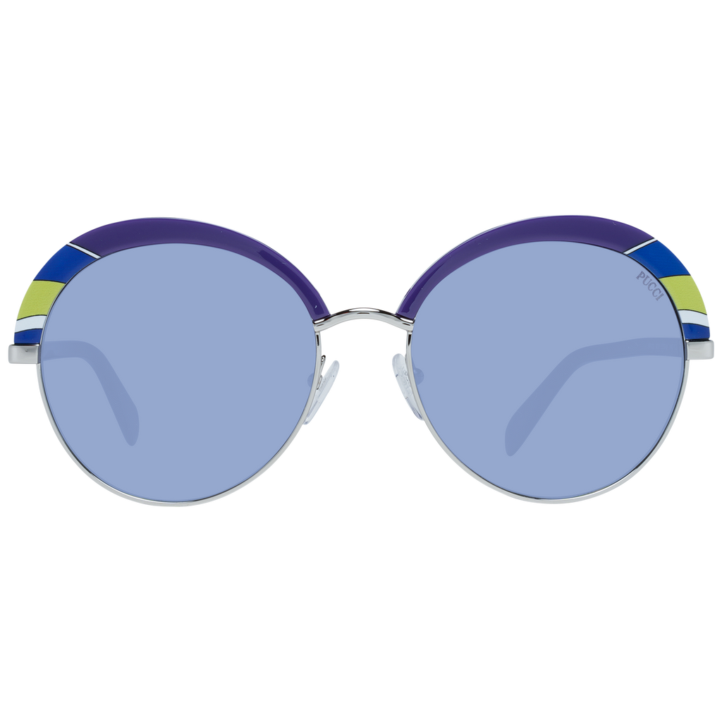 Lunettes de soleil Emilio Pucci en métal violet