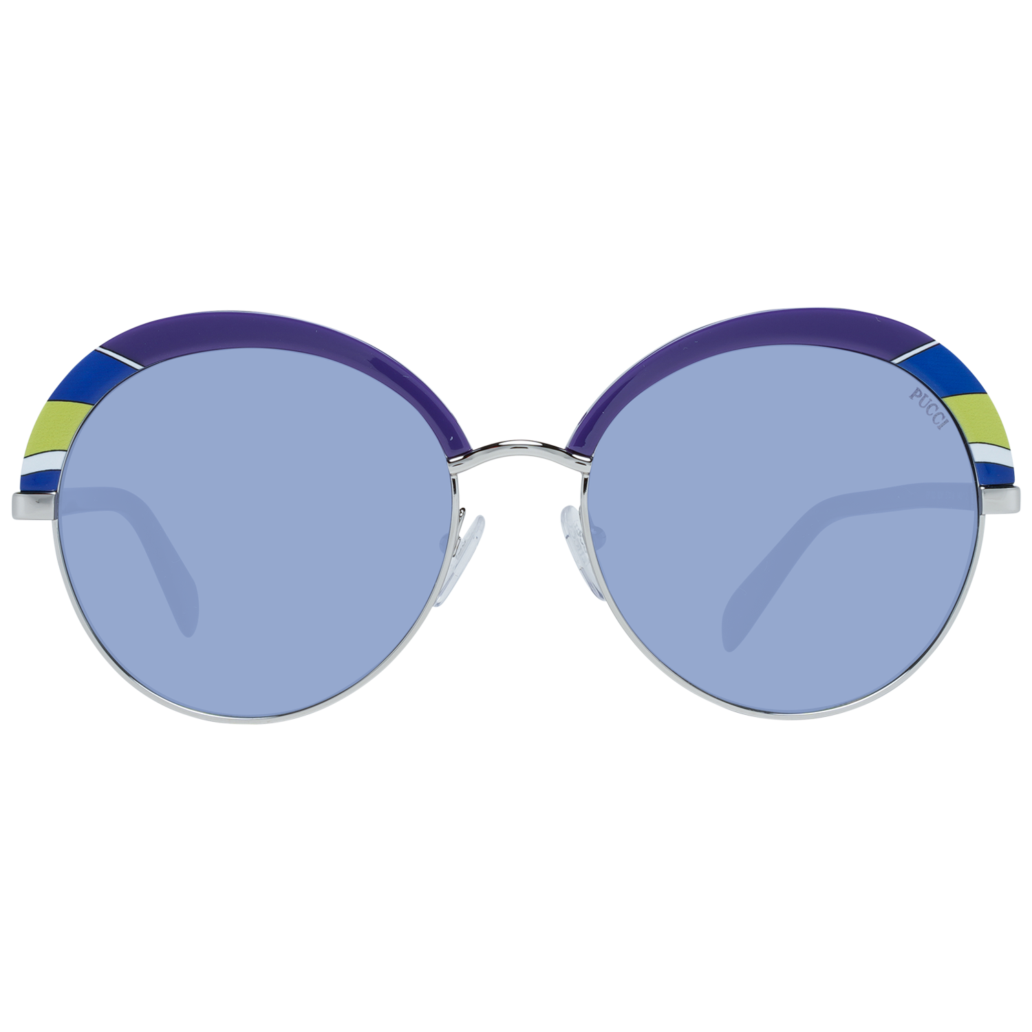 Lunettes de soleil Emilio Pucci en métal violet