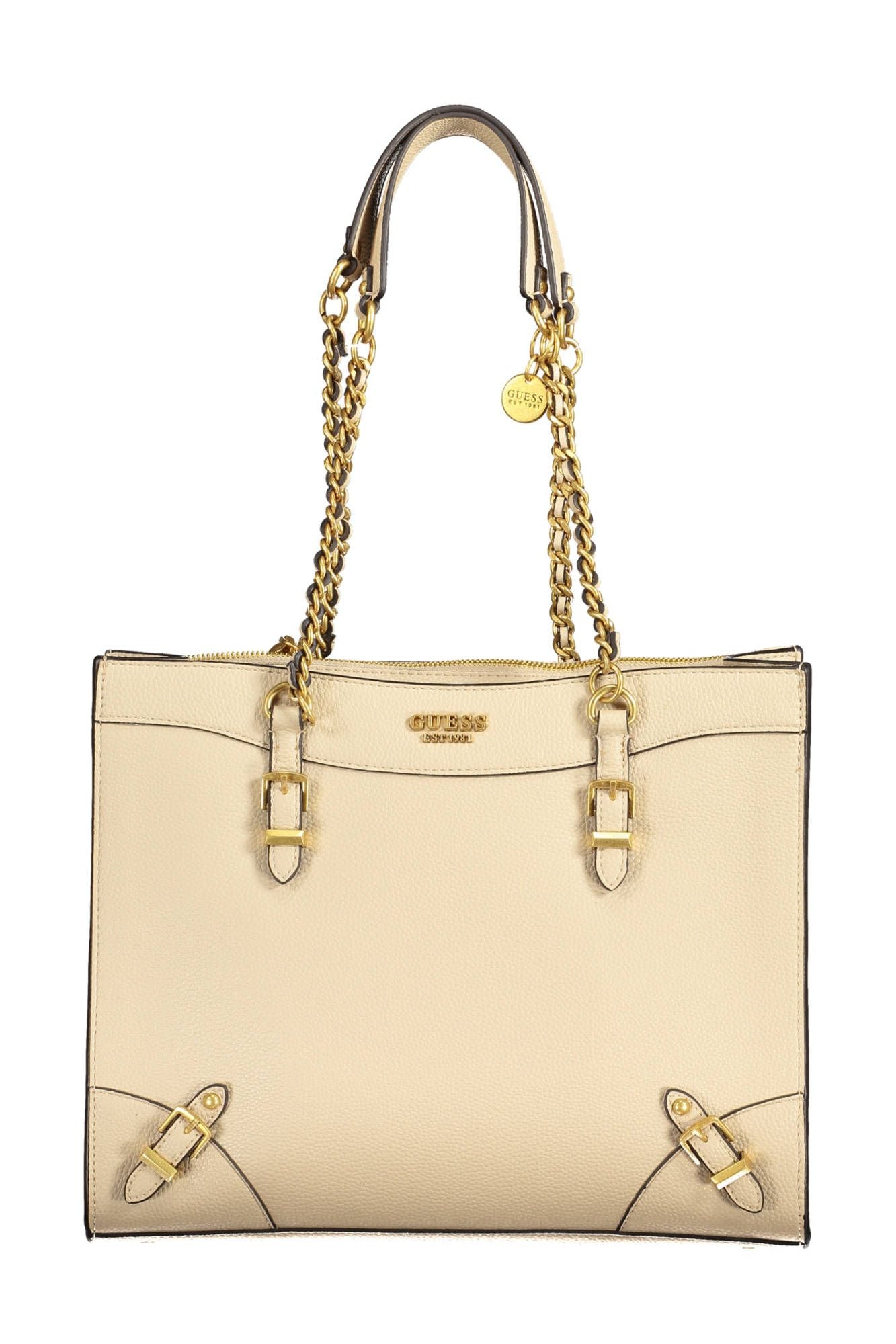 Guess Jeans Beige Handbag for Women