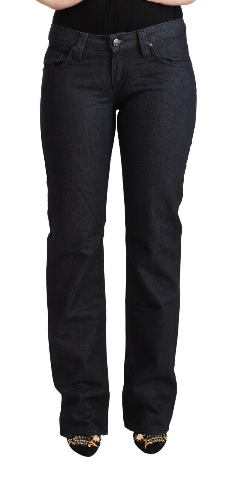 Exte Blue Straight Leg Jeans for Women